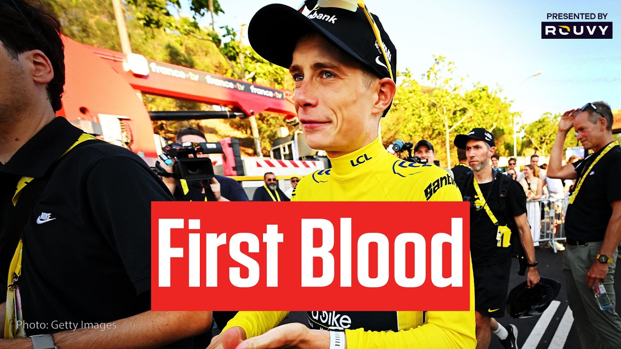 Jonas Vingegaard Sends An Early Message In Tour de France 2026 Stage 1