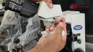 How to remove and install the olympus CX31 microscope head