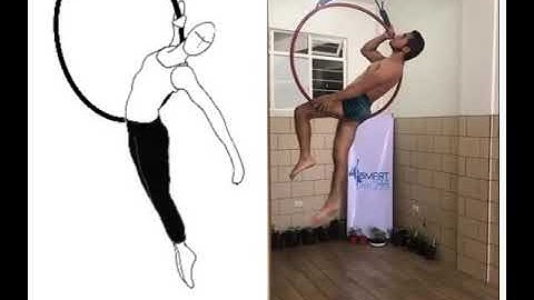 S39 Elbow hang Amazon 2 0.8 By  Luis Enrique Ramírez Solano aerial hoop IPSF pole tutorial