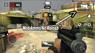DEAD TRIGGER 2 GAMEPLAY (MOD AMMO/NO RELOAD) HD ANDROID IOS screenshot 1
