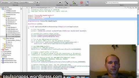 Iphone Cocos2d-Box2d Game Dev - Day 1 - (2 of 4) - Create Menu