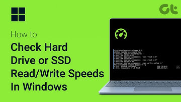 How To Check HDD & SSD Read Write Speeds In Windows | No Third-Party App Required | Guiding Tech