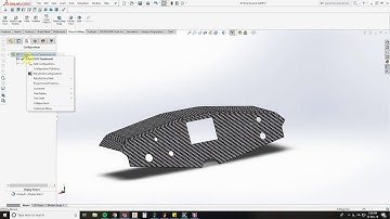 Solidworks Carbon fiber Mold Tutorial (FSAE Racecar Dashboard)