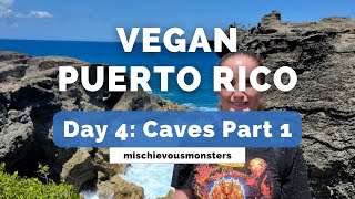 Vegan Puerto Rico Travel Guide | Day 4: Caves Part 1 (9/7/22) #arecibo #vegan