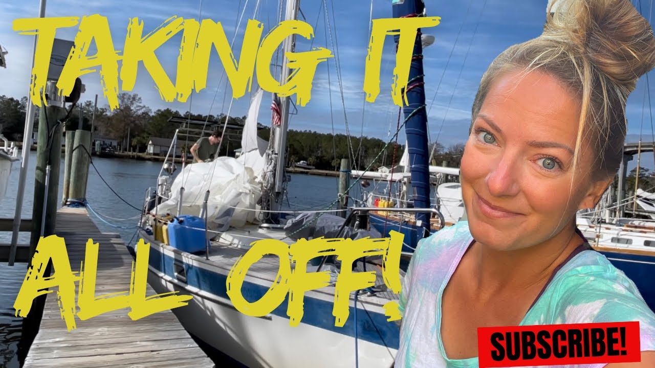 Taking It ALL OFF😳😜(+ BRAND NEW WINDLASS DELIVERY!) | Hallberg Rassy 352 | Sailing Joco  EP37