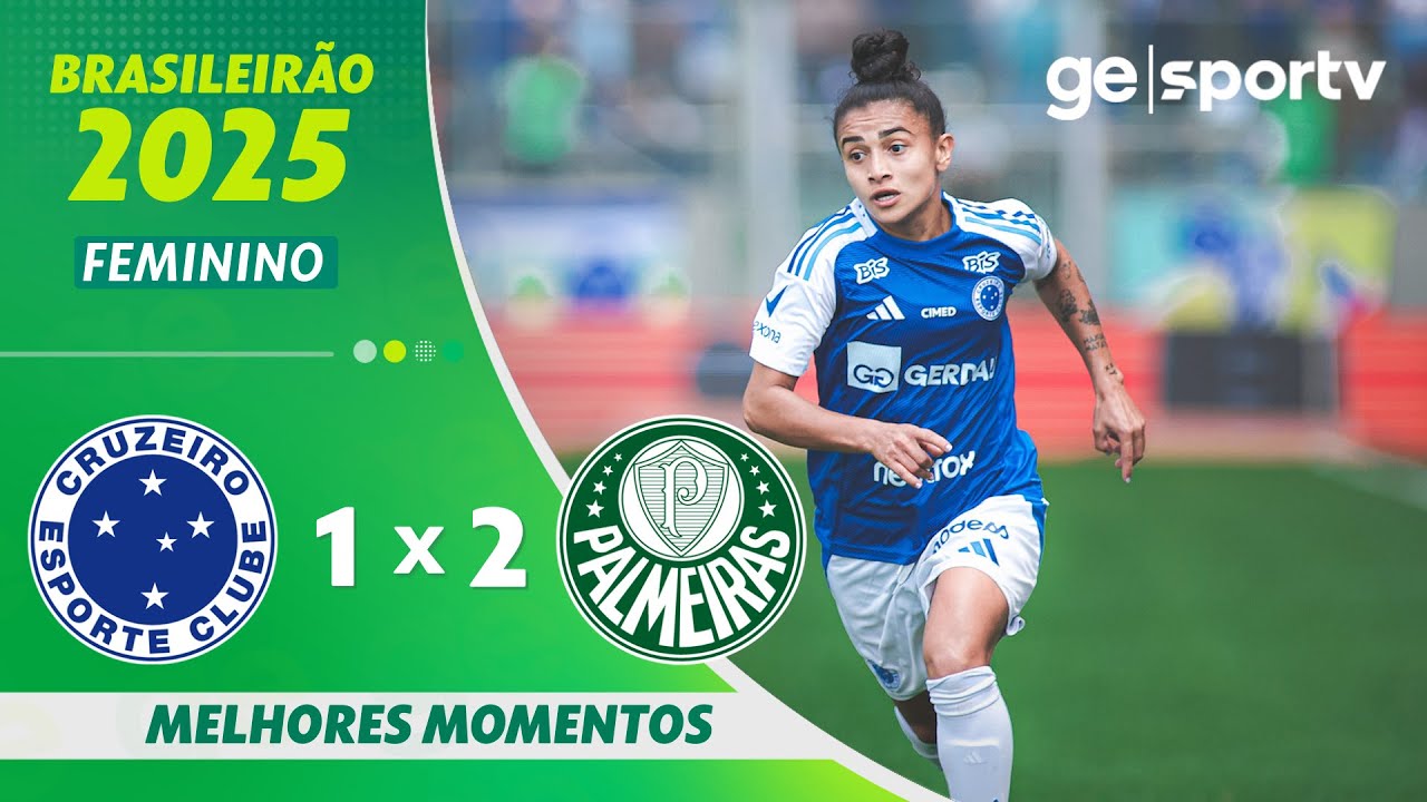 CRUZEIRO 1 X 2 PALMEIRAS | MELHORES MOMENTOS | SEMIFINAL BRASILEIRÃO FEMININO 2025 | sportv
