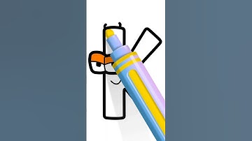 How to draw Alphabet Lore Letter K