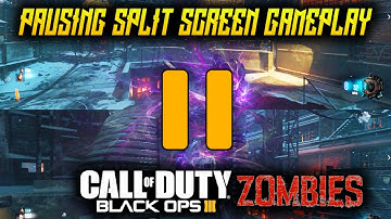 TUTORIAL: HOW TO PAUSE SPLIT SCREEN GAMEPLAY IN BLACK OPS 3 ZOMBIES!