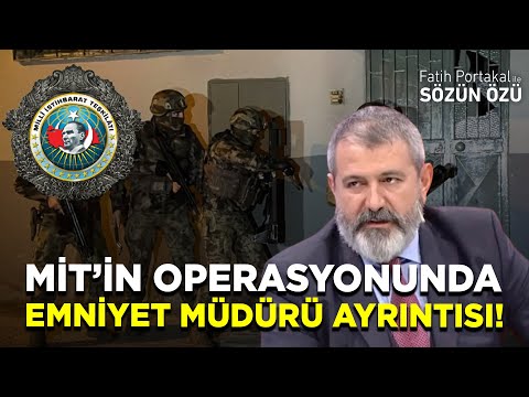 MİT’İN MOSSAD’A YAPTIĞI OPERASYONDA EMNİYET MÜDÜRÜ AYRINTISI!