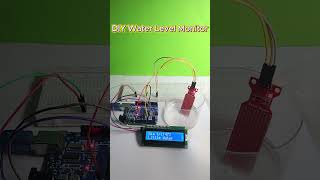 DIY Water Level Monitor | Arduino - Water Sensor - LCD-I2C