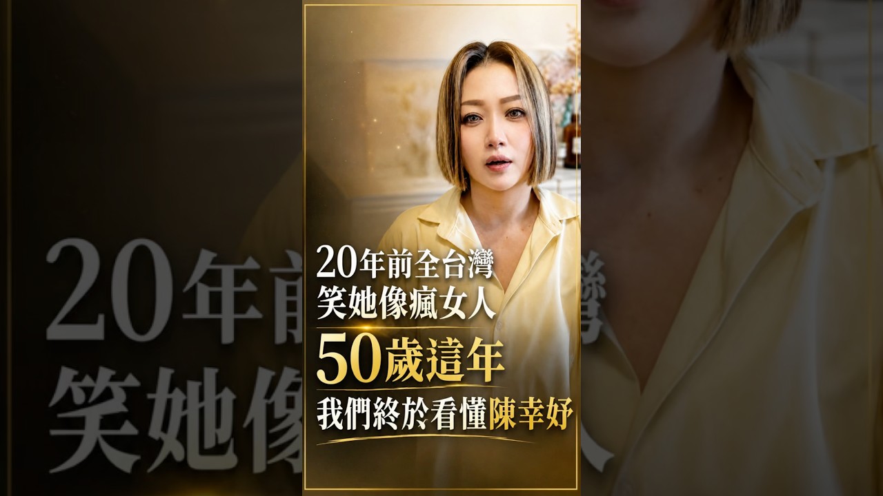 20年前全台灣笑她像瘋女人,50歲這年,我們終於看懂陳幸妤#女性成長 #陳幸妤 #經濟獨立 #女性力量 #人生下半場 縮圖