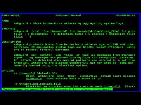 How To install SSHGuard On Centos 7.3