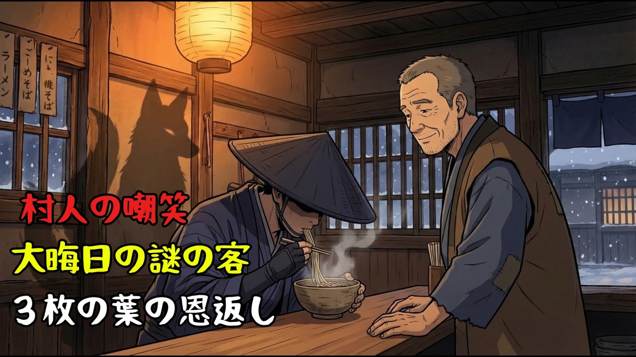[命がけの恩返し] 吹雪の夜に助けた一匹の狐。10年の時を超え、年越しそばに隠された涙腺崩壊の真実とは… | 伝説 | 民話 | 感動 | 因果応報