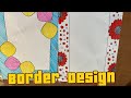 2 different styles border design || easy and used wedding card border design || let’s watch the end