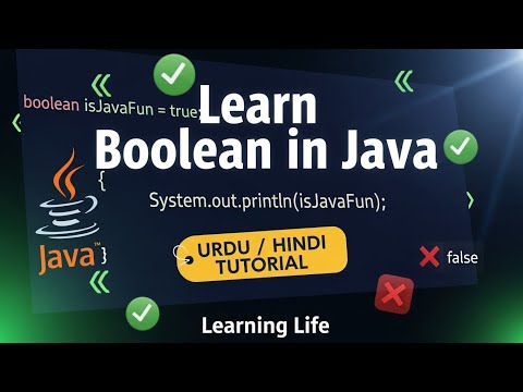 Learn Boolean In Java In Urdu\Hindi || Learning Life