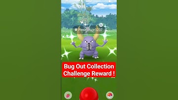 Bug Out Collection Challenge Reward! #pokemongo  #shinypokemon