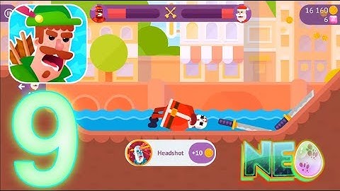 Bowmasters: Gameplay Walkthrough Part 9 - Reddish Normal Tournament! (iOS, Android)