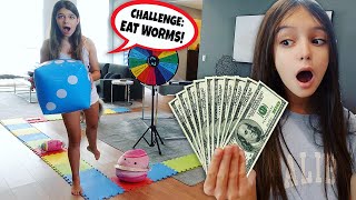 GIANT Board Game Challenge! *AMAZING PRIZES* | Emily and Evelyn