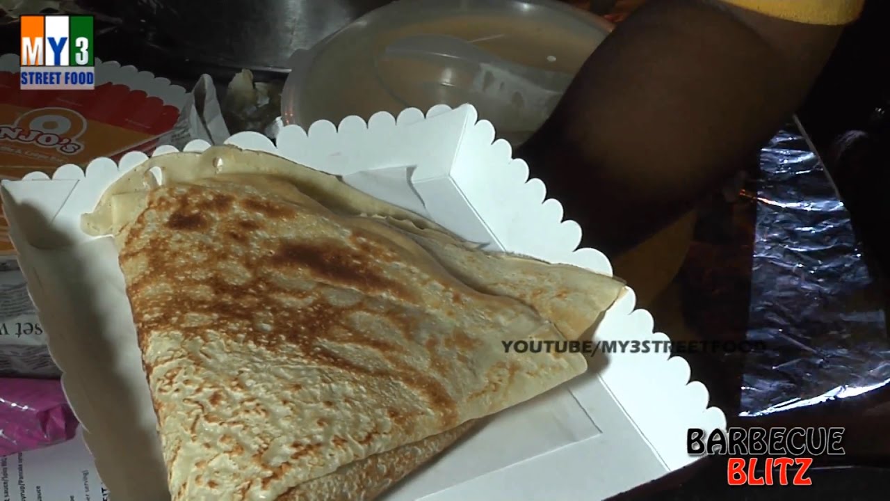 Barbecue Blitz | Waffle & Crepe Bar | Indian Crepe recipes street food | STREET FOOD