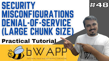 bwapp Denial-of-Service (Large Chunk Size) || bwapp tutorial || Cyber World Hindi