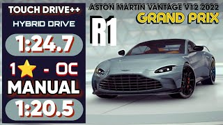 Asphalt 9 Aston Martin Vantage V12 2022 Grand Prix Hybrid Drive  Manual Round 1 1 star Overclock