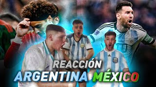 REACCIÓN a ARGENTINA-MEXICO (2-0) FASE de GRUPOS | MUNDIAL QATAR 2022