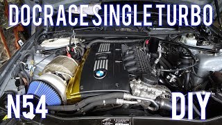 BMW 335i Single Turbo Install DIY!