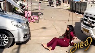 Aruvi Serial Accident Scene - Making Video | Today Episode Promo | Jovita Livingston|Sun TV Shooting