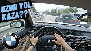 Bmw İle Uzun Yol Kaza Yapiyorduk Bmw F10 520D Uzun Yol Vlog