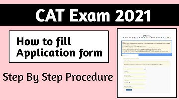 Cat 2021 registration started| How to fill cat 2021 application form