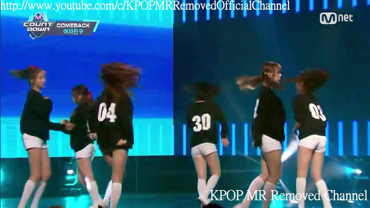 [MR Removed] 160714 GFRIEND (여자친구) - Gone With The Wind (바람에 날려) [Comeback Stage M COUNTDOWN]