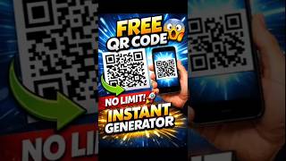 QR Code Generator 100% Free & Instant Unlimited QR Code Generator #qrcode #free