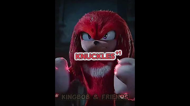Knuckles VS Shin Sonic | Who is Stronger?