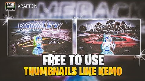 Free to use Thumbnail like @Kemo || Thumbnail Like Kemo🔥 || Krish EditZ
