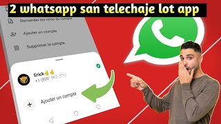Koman pouw gen 2 whatsapp ak 2 nimewo diferan sou yon sel telefonn / 2 whatsap diferan ak 2 nimewo