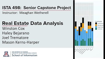 ISTA 498 Senior Capstone: Real Estate Data Analysis