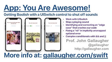 Ch. 2.17 Getting Boolish with a UISwitch control to shut off sounds