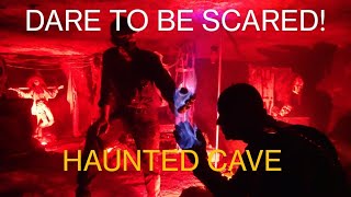 I survived a haunted cave! | Lewisburg Haunted Cave #vlog #hauntedhouse #couple #spooky#spookyseason