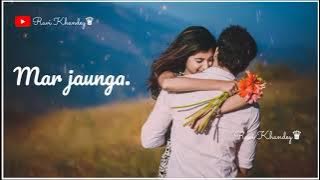Main Tere Liye Mar Jaunga||Dilipray Song ||Avm Gana||Ravi Khandey