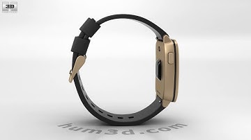 Pebble Time 2 Gold 3D model by 3DModels.org