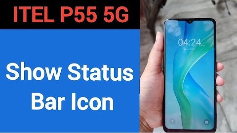 How to show status bar icon, Itel P55 5G me status bar icon Kaise lagaen