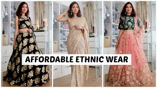 AFFORDABLE ETHNIC WEAR HAUL | LATEST LEHENGA HAUL | ETHNIC PLUS ONLINE SHOPPING REVIEW | Tanu Gupta