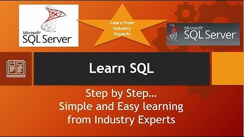 Learn SQL Server :  Part 1