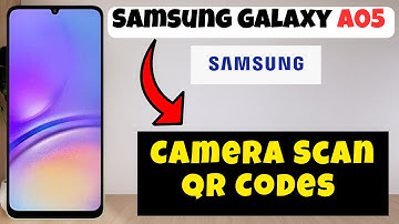 Camera Scan QR Codes Samsung Galaxy A05 || How to use camera scan options || Camera settings