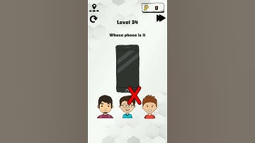 Brain hack game | level 34 | press the middle button for 5-6 sec with your finger