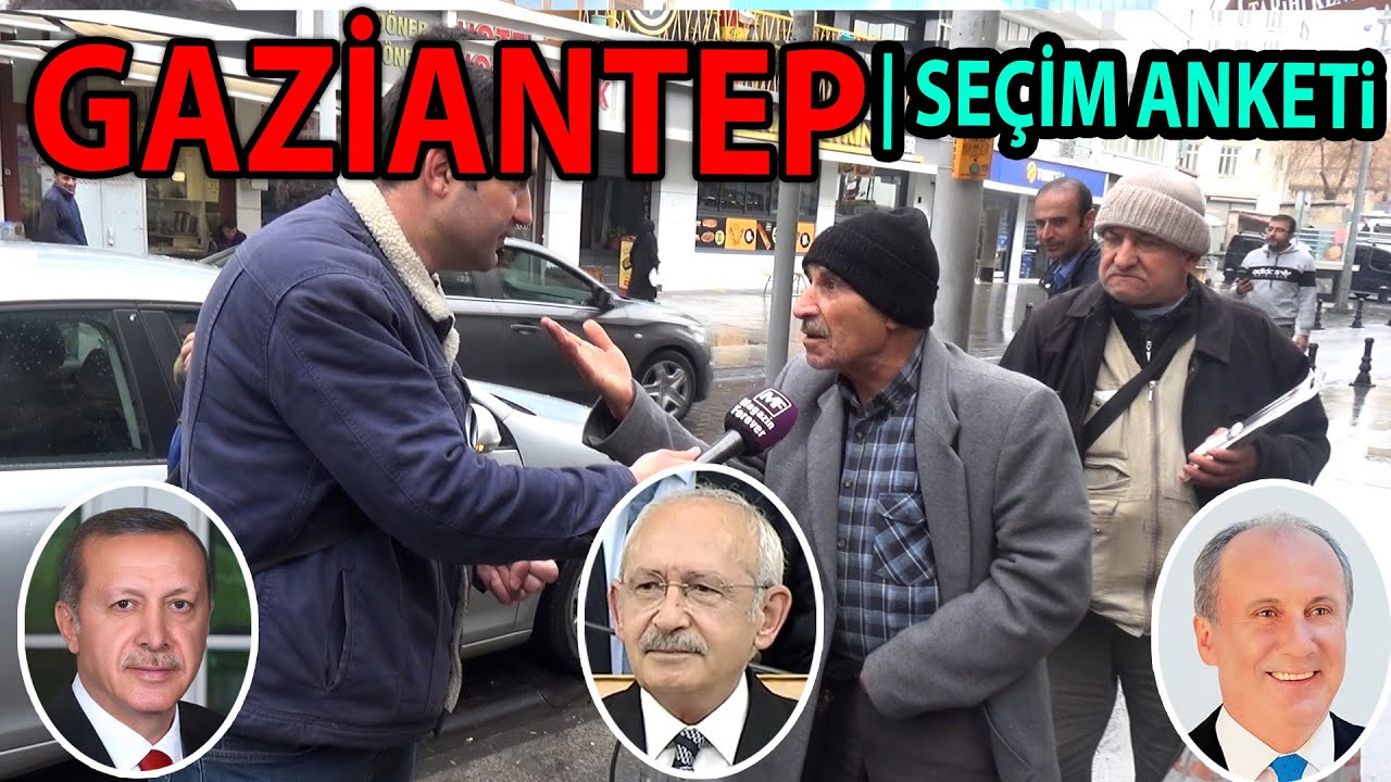 ⁣Kesintisiz Gaziantep Seçim Anketi Cumhurbaşkanı Adayınız Kim Erdoğan mı Kılıçdaroğlu mu İnce mi