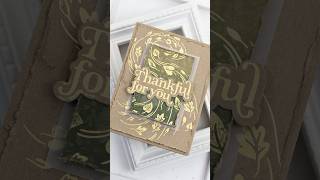 🍁 foiling on kraft cardstock #cardmaking #diycardtutorial