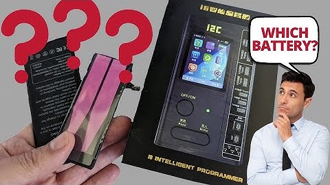 How to install battery on i6 programmer from i2c  #I2C #I6