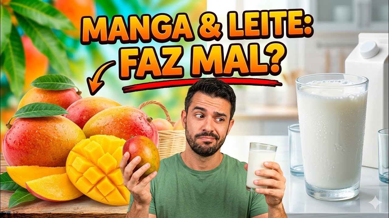 Posso comer manga e logo em seguida tomar leite ? - YouTube