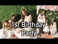 First Birthday Party 🌸Floral Spring Theme.. Downsized By COVID19 😢- FAMILY VLOG | ARIBA PERVAIZ